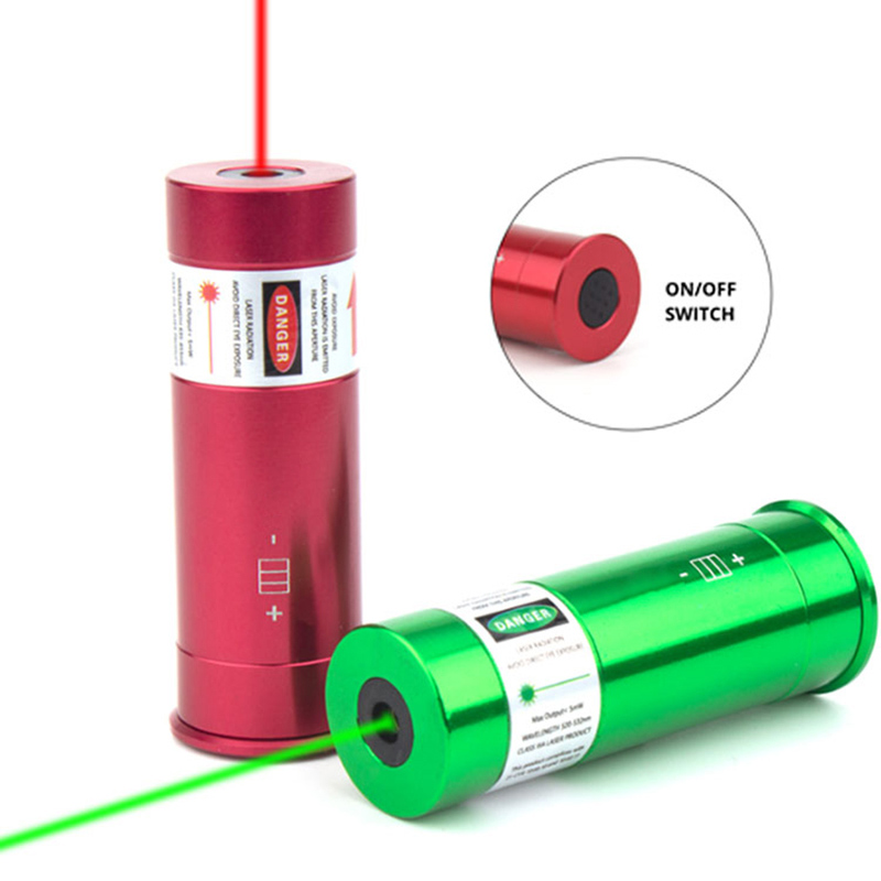 12GA Green Laser Boresighter 12GA Laser Bore Sight со ВКЛУЧЕНО/ИСКЛУЧЕНО