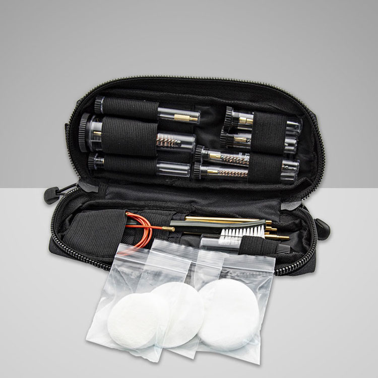Комплет за чистење пушки Molle System Gun за пушки .177cal. и .223кал. со 5 шипки за чистење и 1 флексибилен кабел