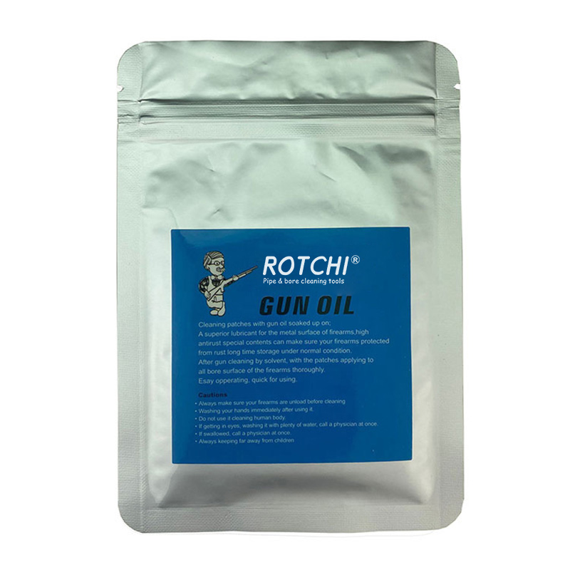 Закрпи за чистење пиштоли со апсорпција на масло со Opp