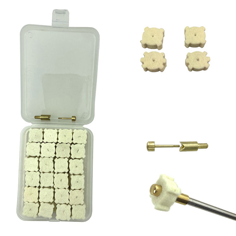 Ѕвезди од волна за чистење на комората за пиштоли Opp Пластична футрола